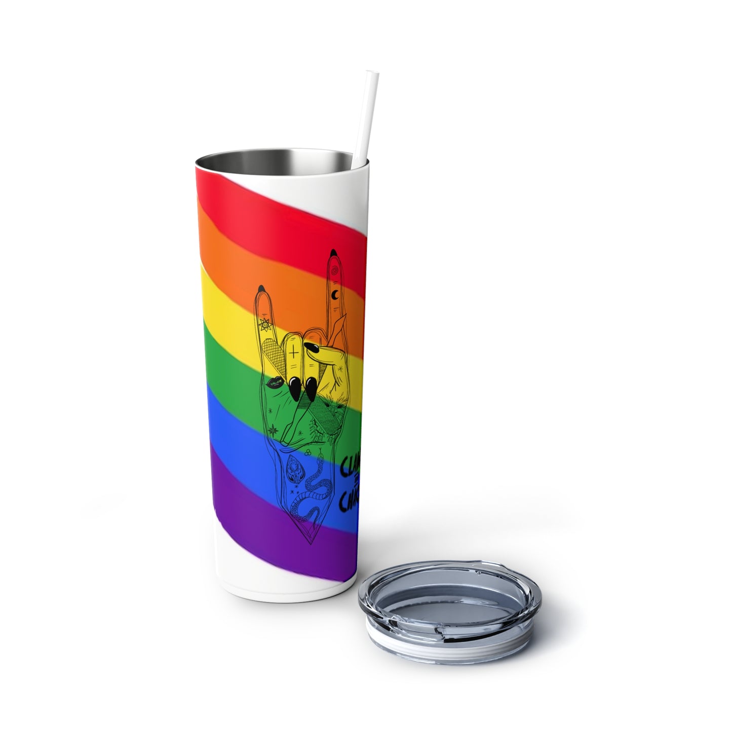 Claws and Chaos Pride Tumbler