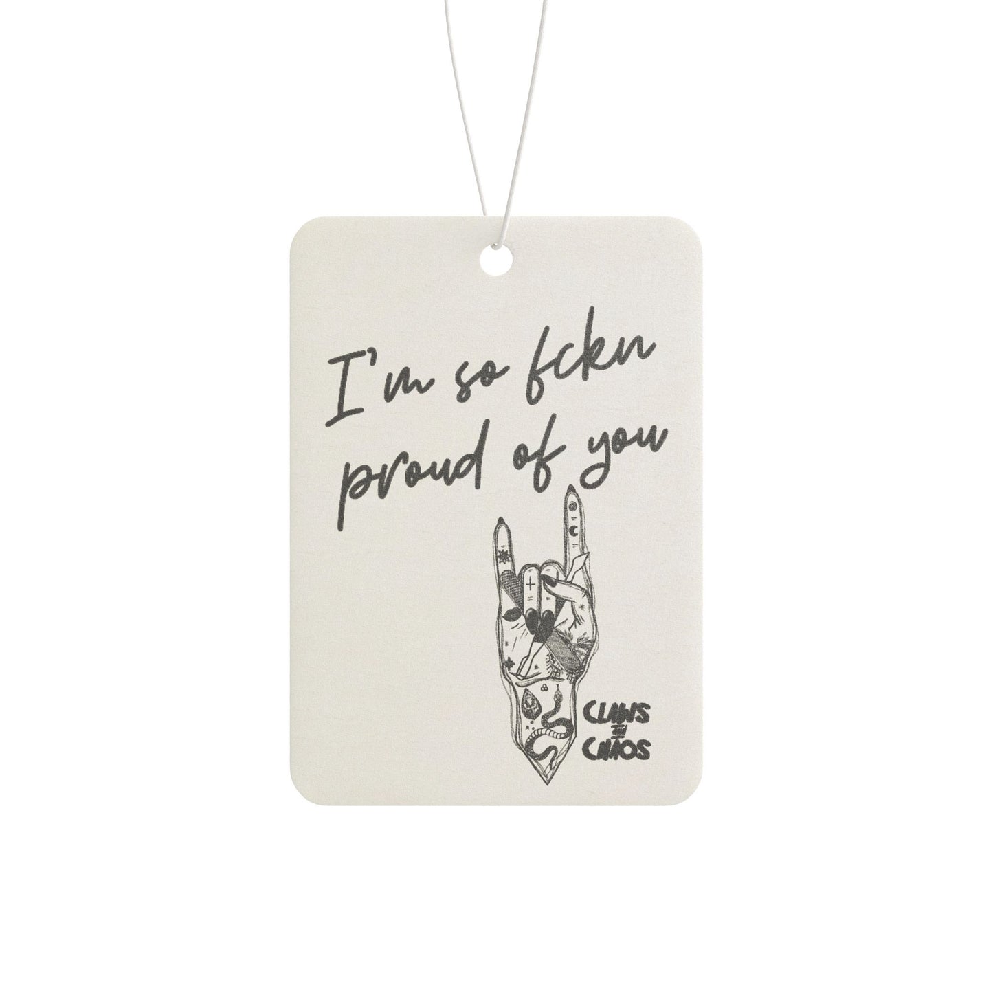 Car Air Freshener - Claws and Chaos Scented