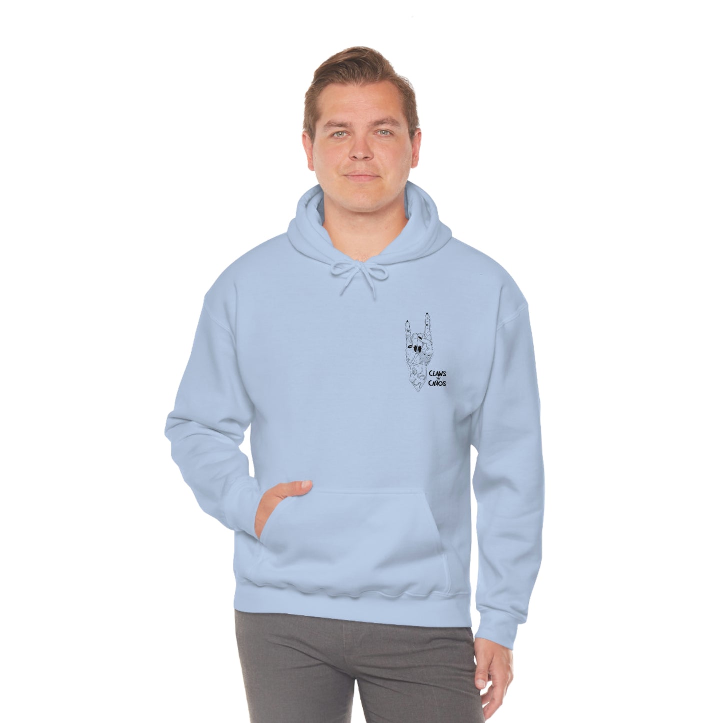 Claws and Chaos Nice Nails Hooded Sweatshirt