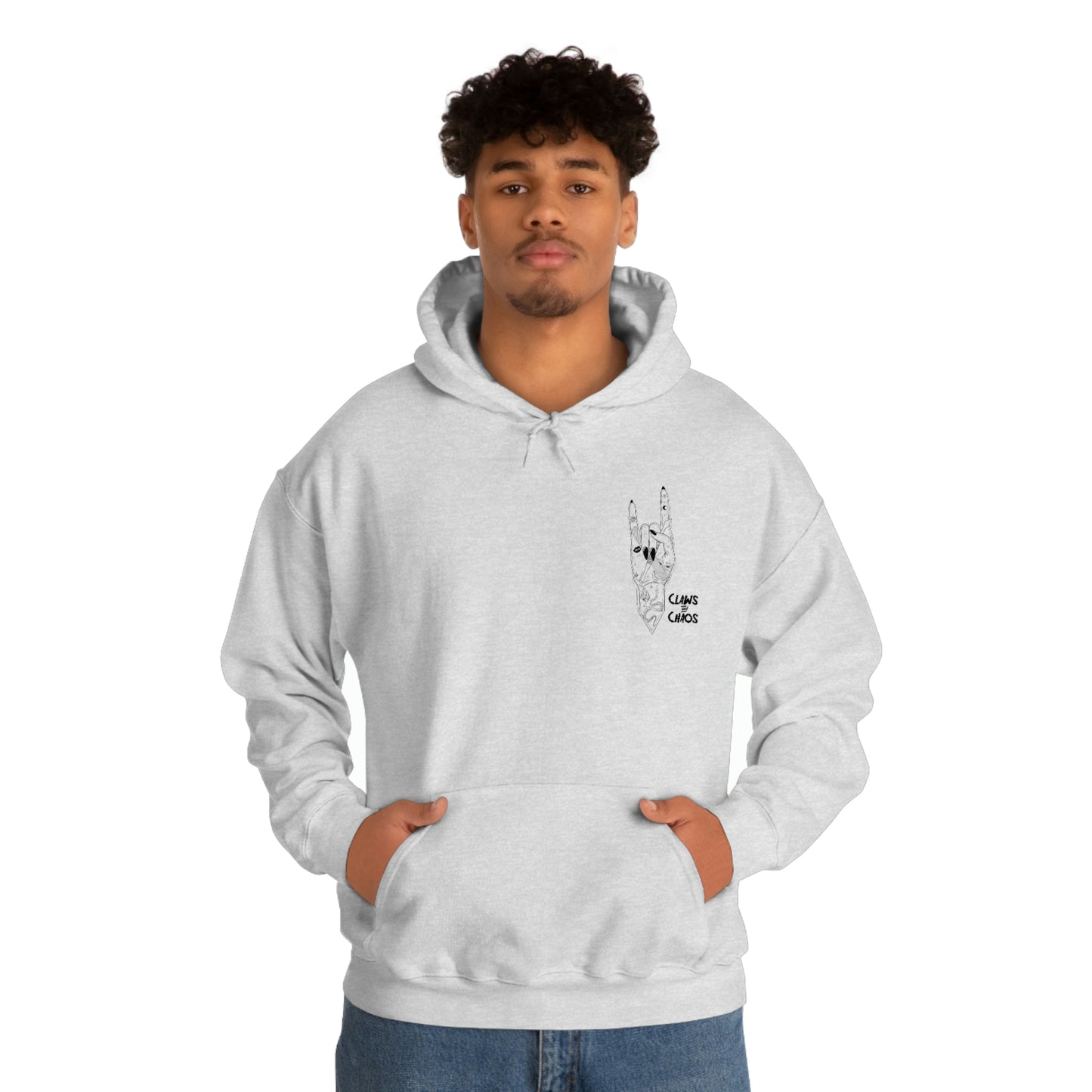 Claws and Chaos Nice Nails Hooded Sweatshirt