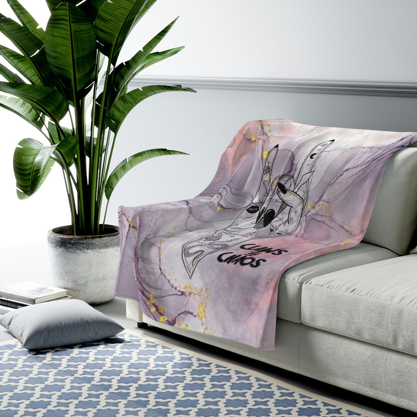 Claws and Chaos Plush Blanket