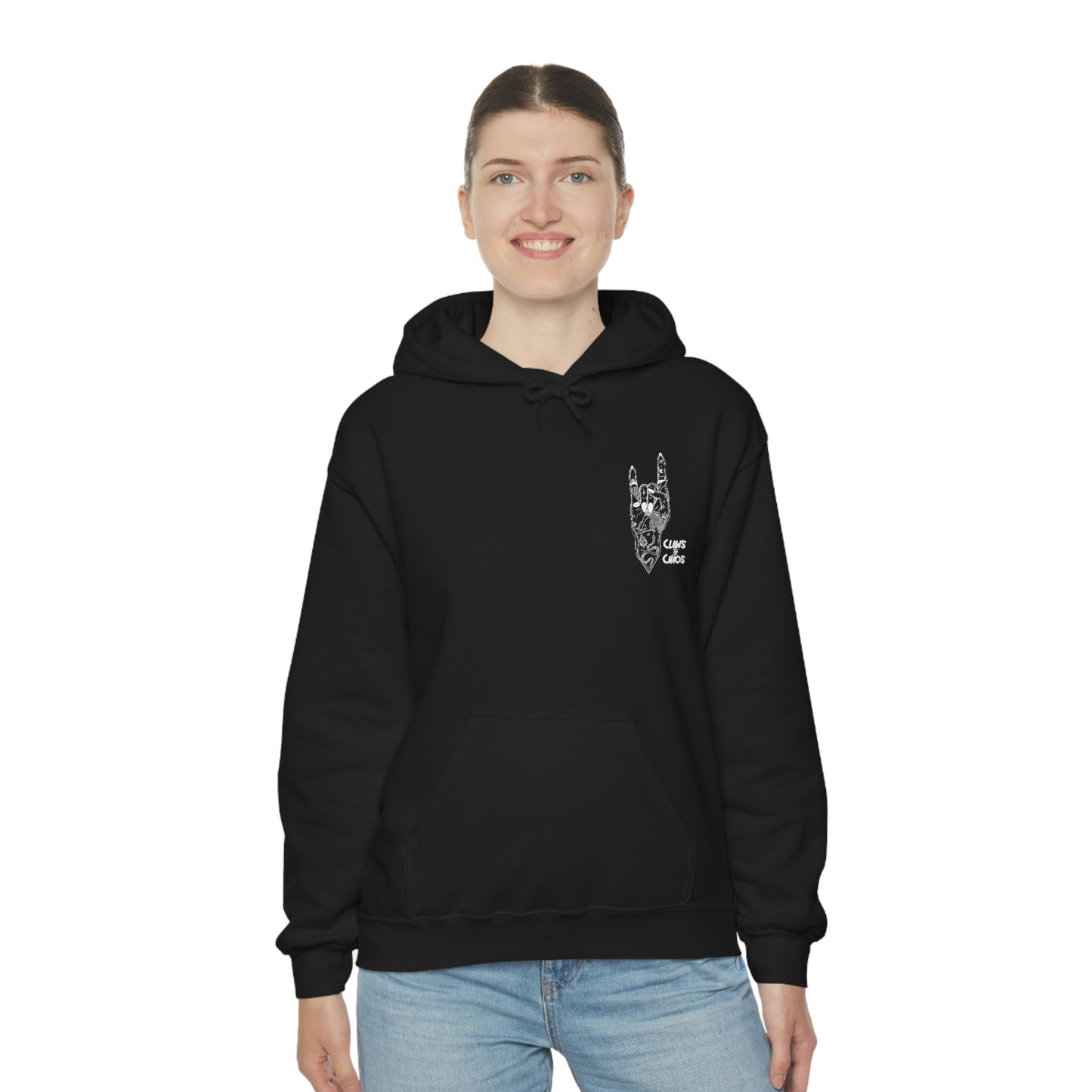 Claws and Chaos Nice Nails Hooded Sweatshirt