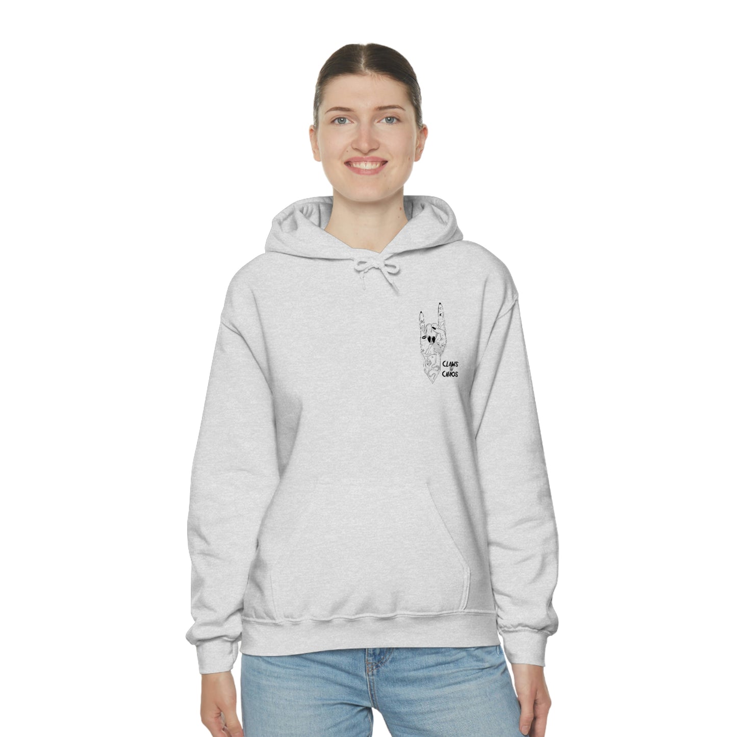 Claws and Chaos Nice Nails Hooded Sweatshirt