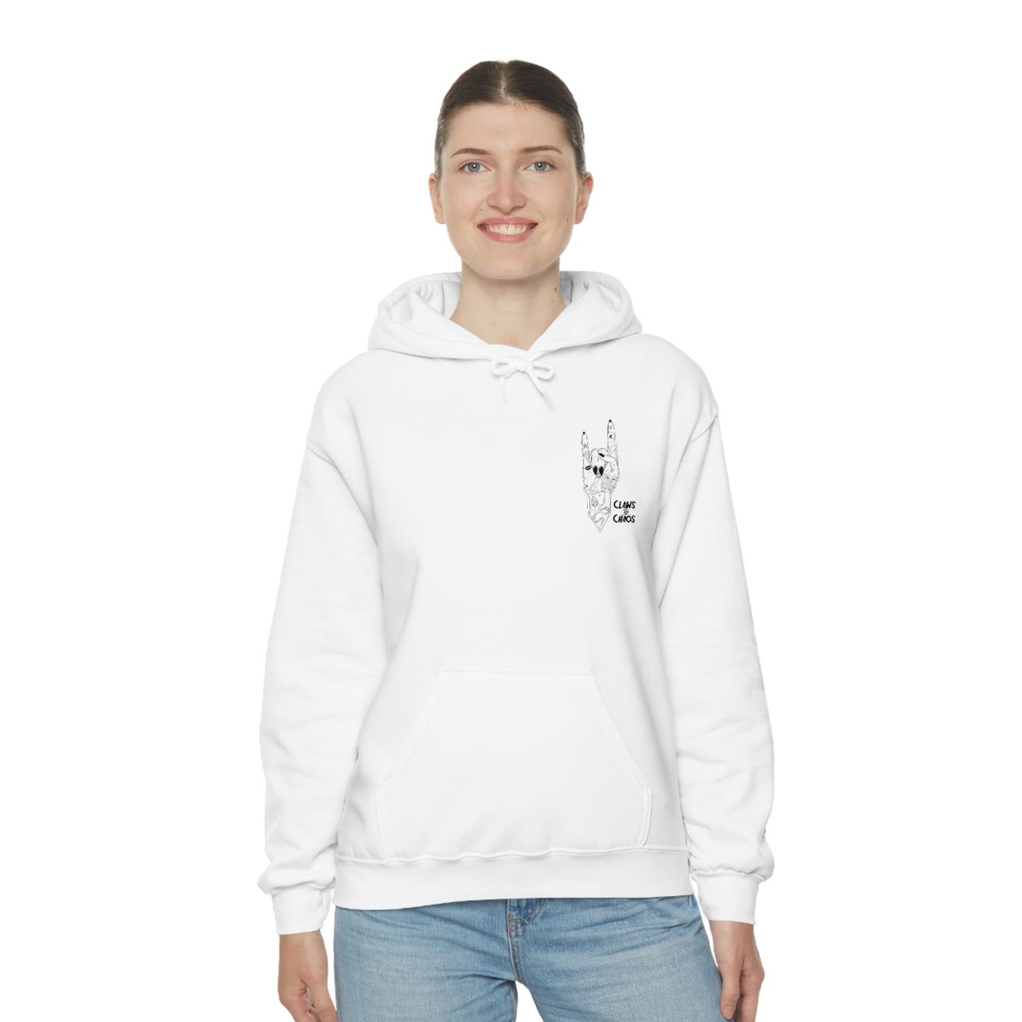 Claws and Chaos Nice Nails Hooded Sweatshirt