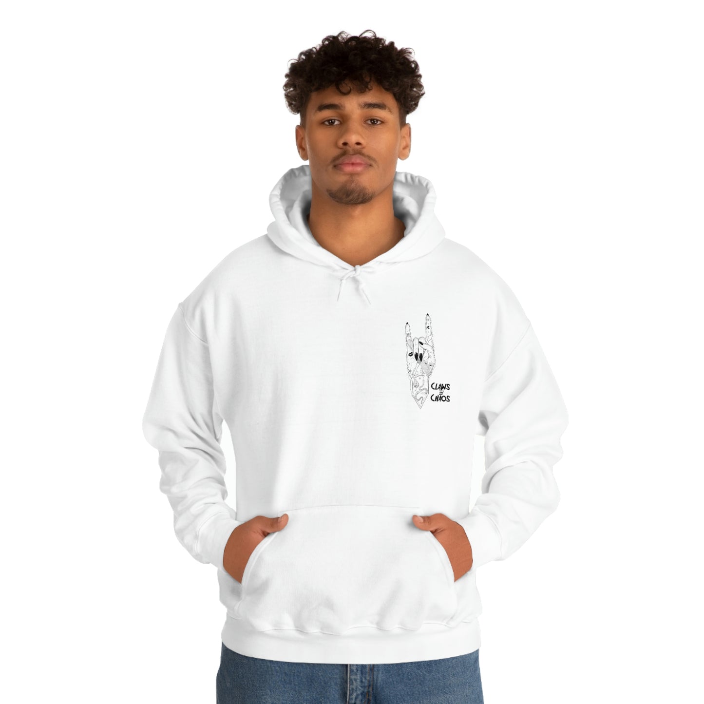 Claws and Chaos Nice Nails Hooded Sweatshirt