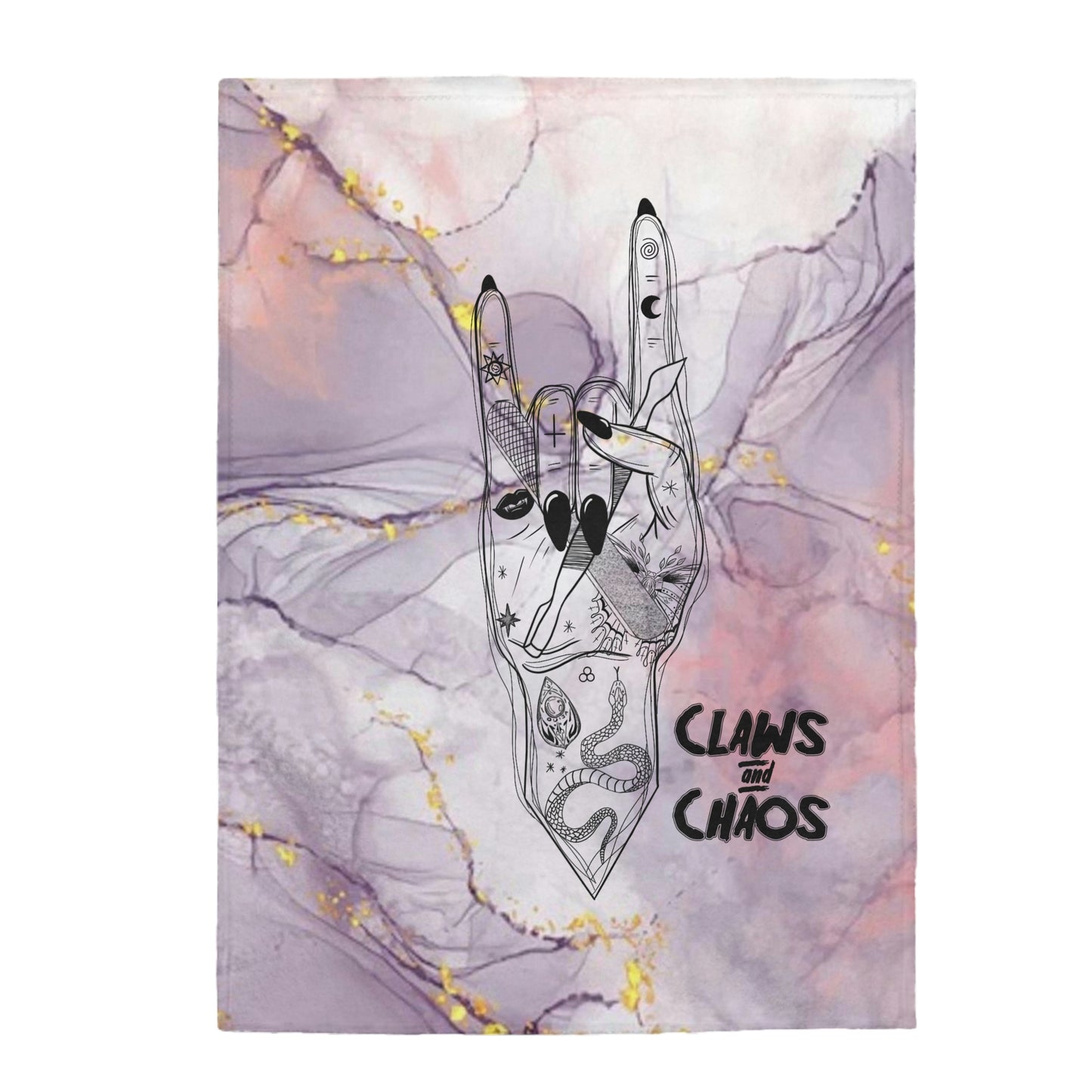 Claws and Chaos Plush Blanket