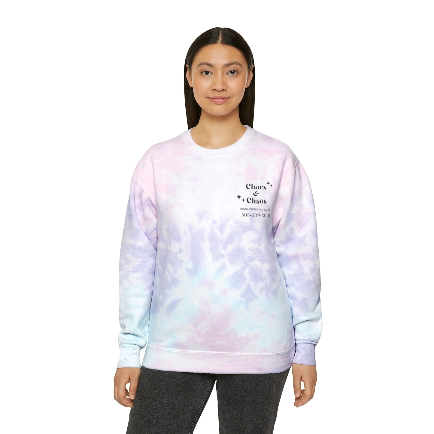 Tie-Dye Claws and Chaos Sweatshirt