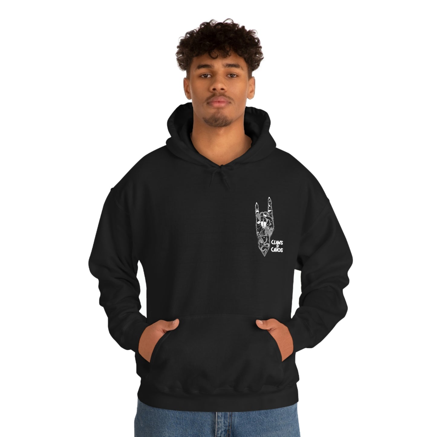 Claws and Chaos Nice Nails Hooded Sweatshirt