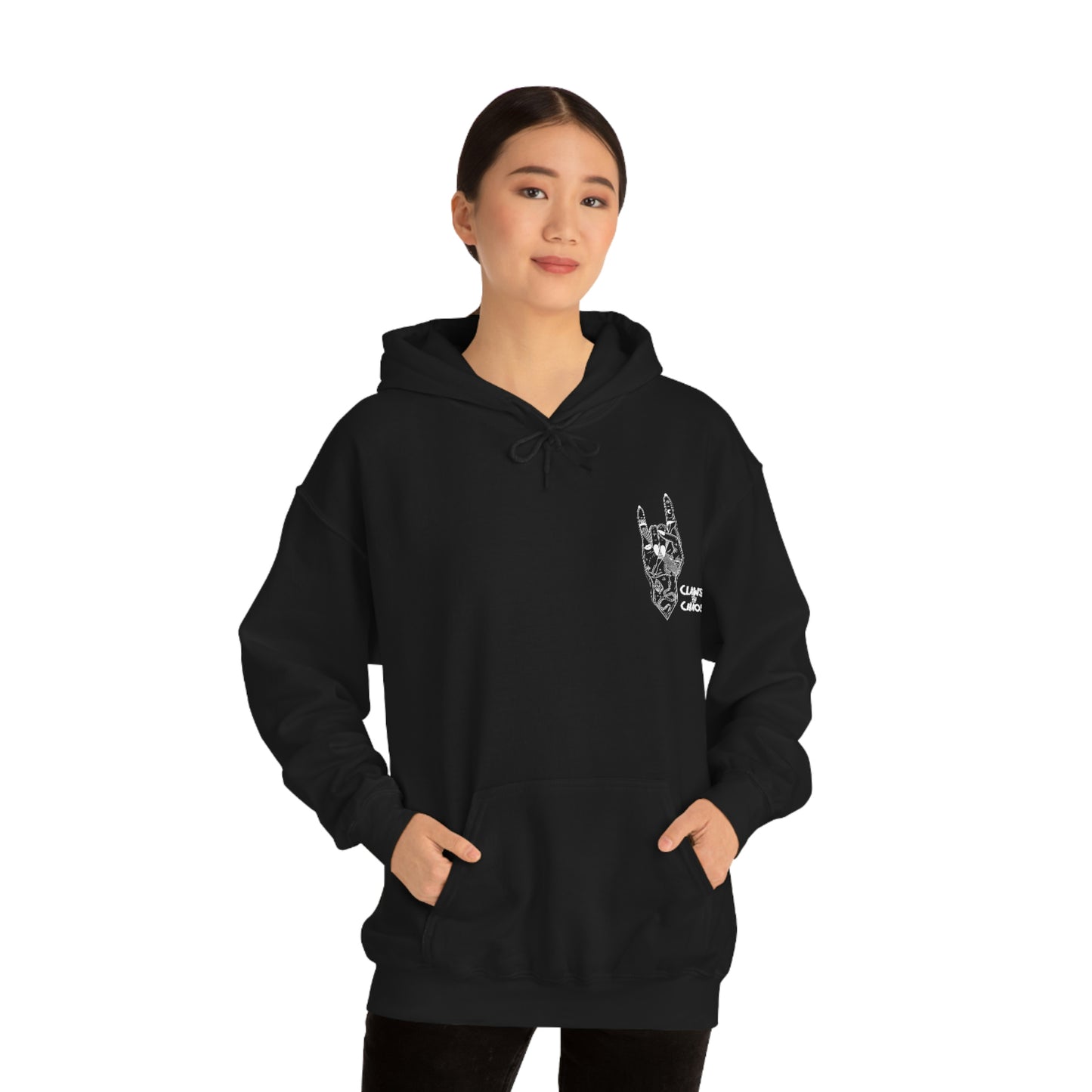 Claws and Chaos Nice Nails Hooded Sweatshirt
