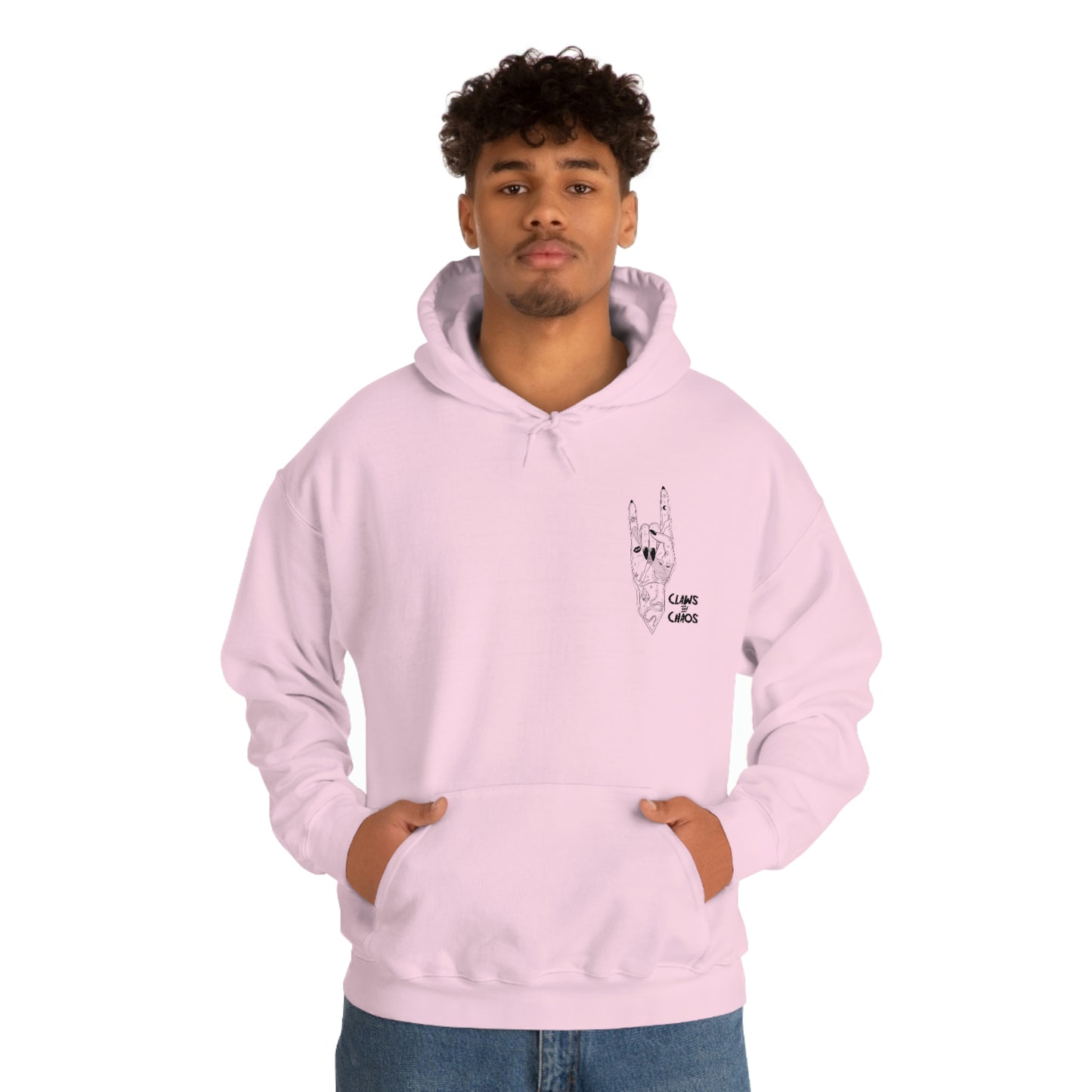 Claws and Chaos Nice Nails Hooded Sweatshirt