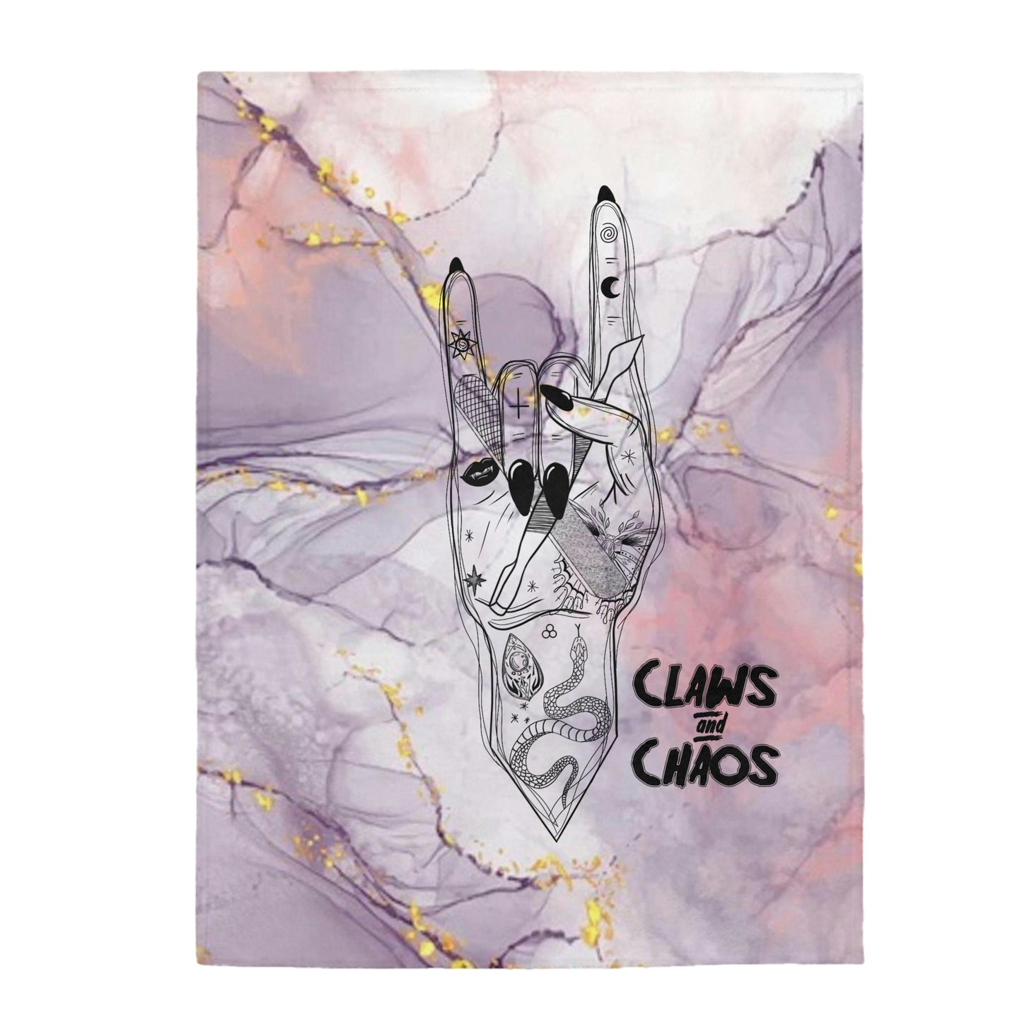 Claws and Chaos Plush Blanket