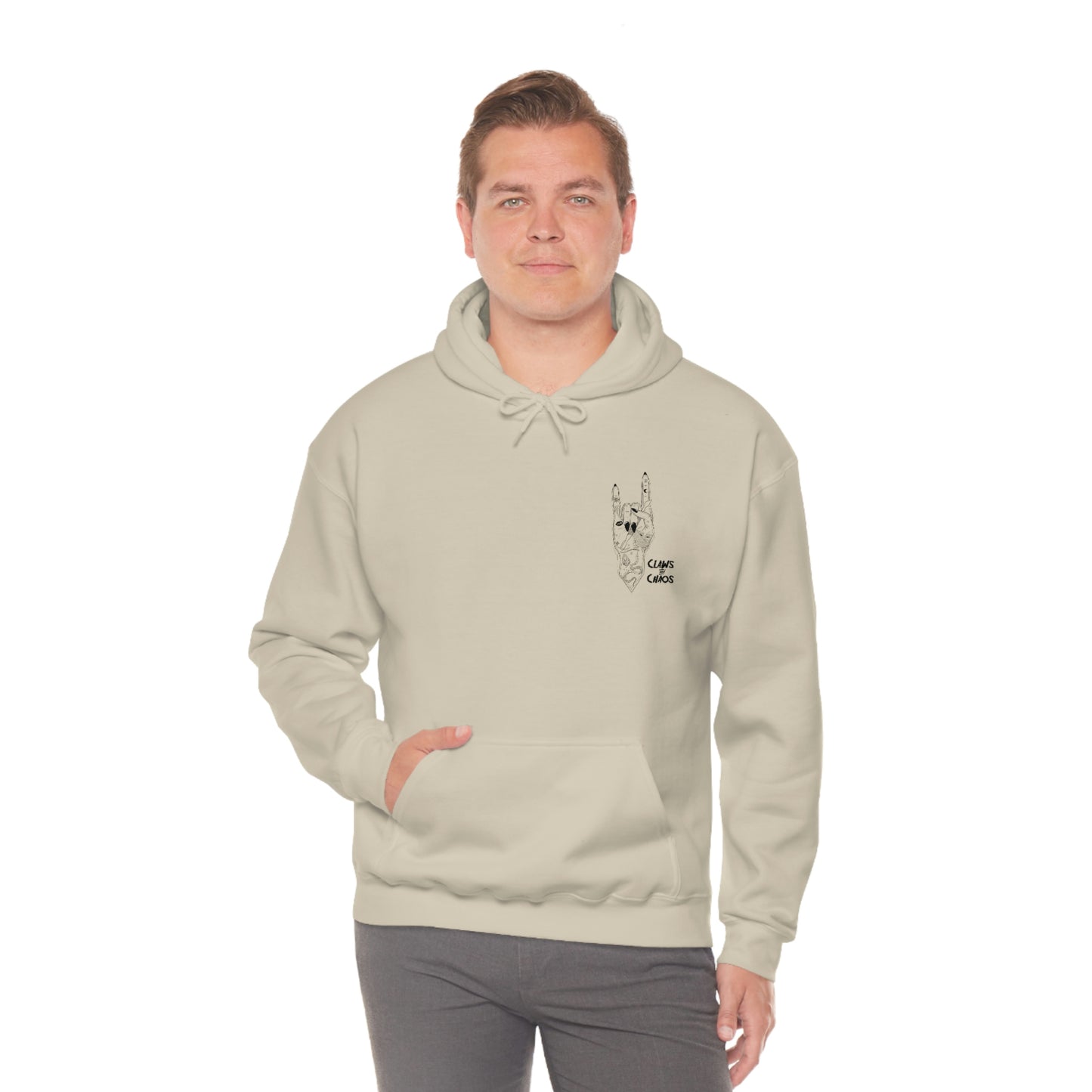 Claws and Chaos Nice Nails Hooded Sweatshirt
