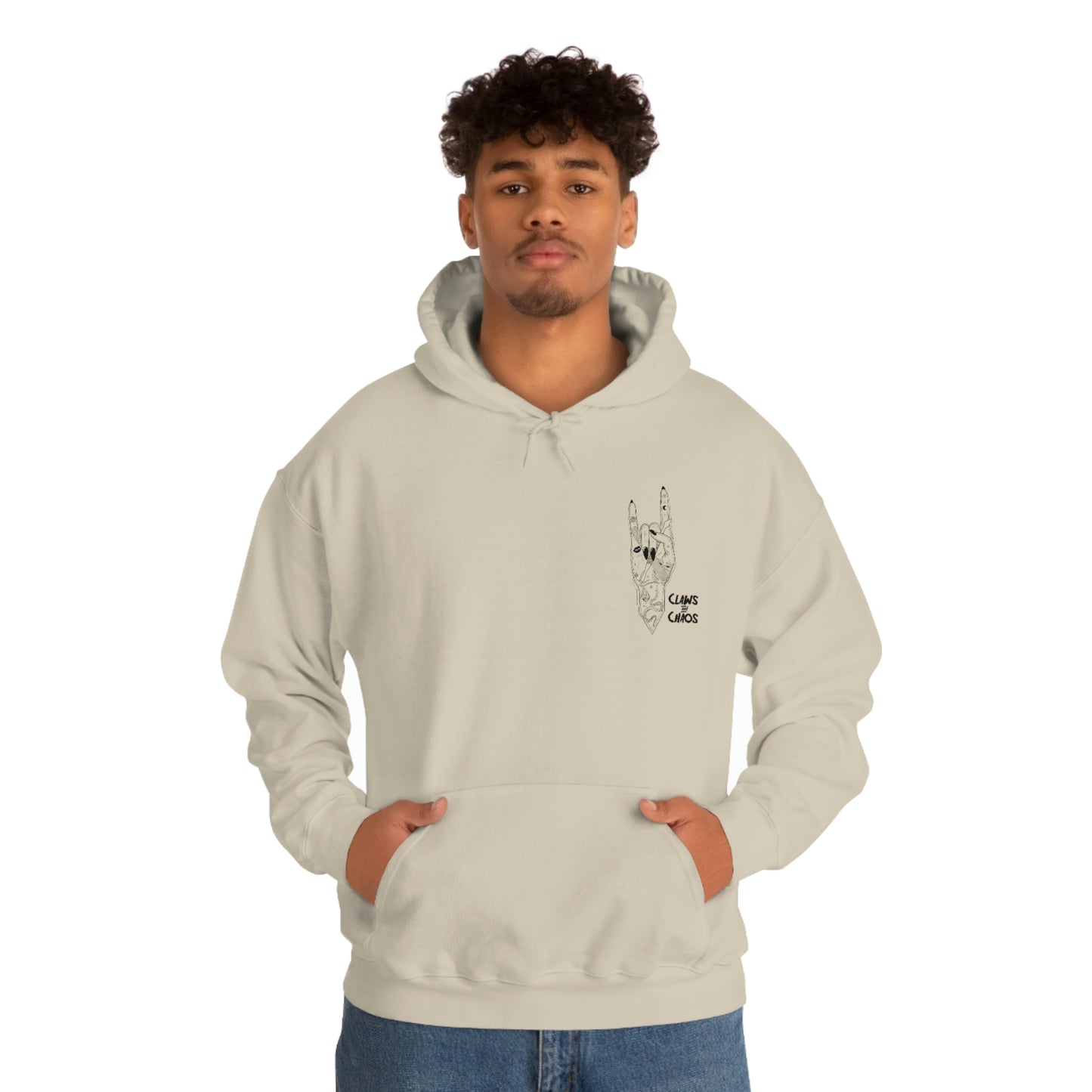 Claws and Chaos Nice Nails Hooded Sweatshirt