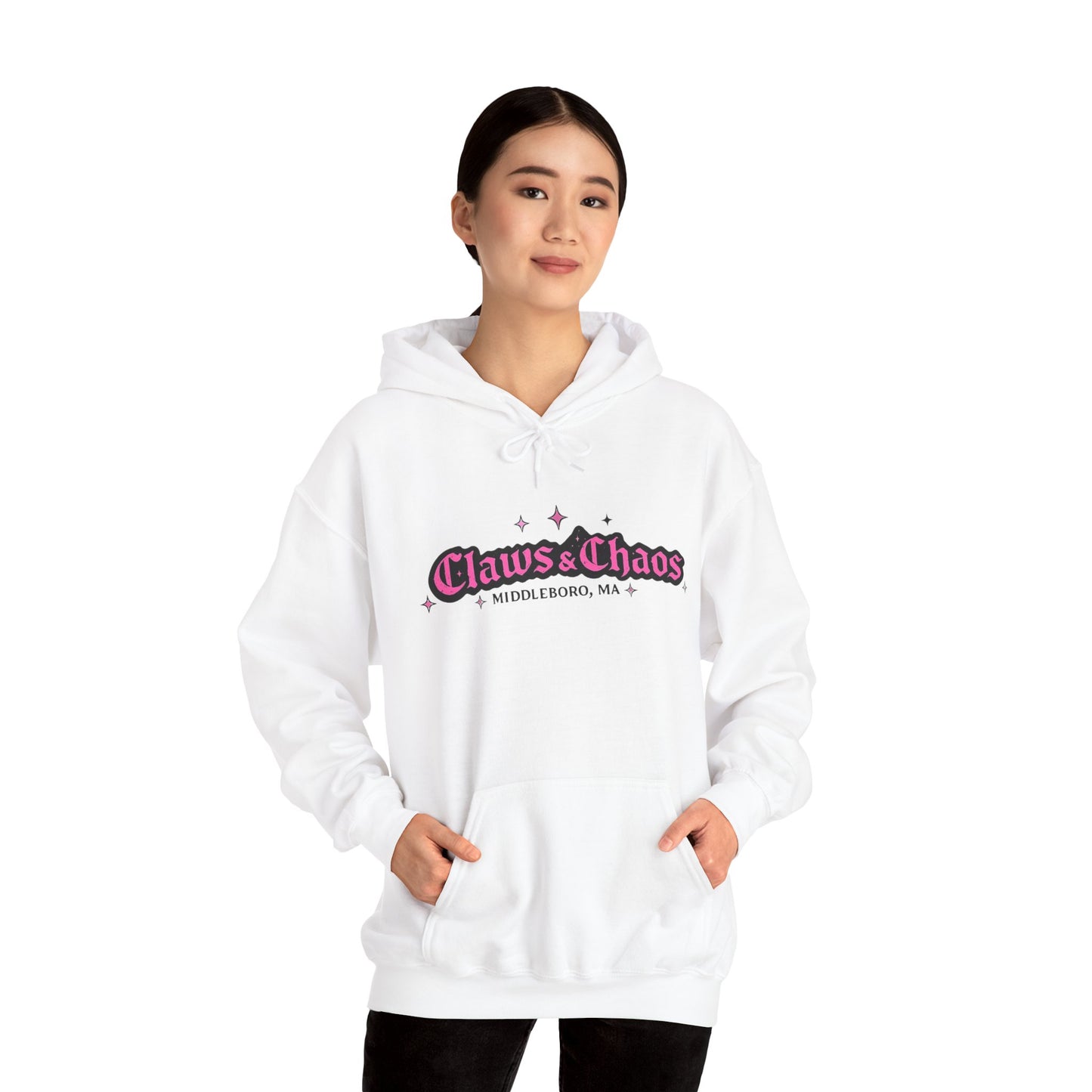 Claws and Chaos Nice Nails Hooded Sweatshirt