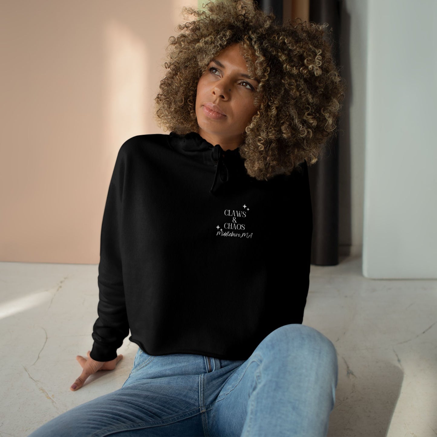 Chaos Claws Crop Hoodie