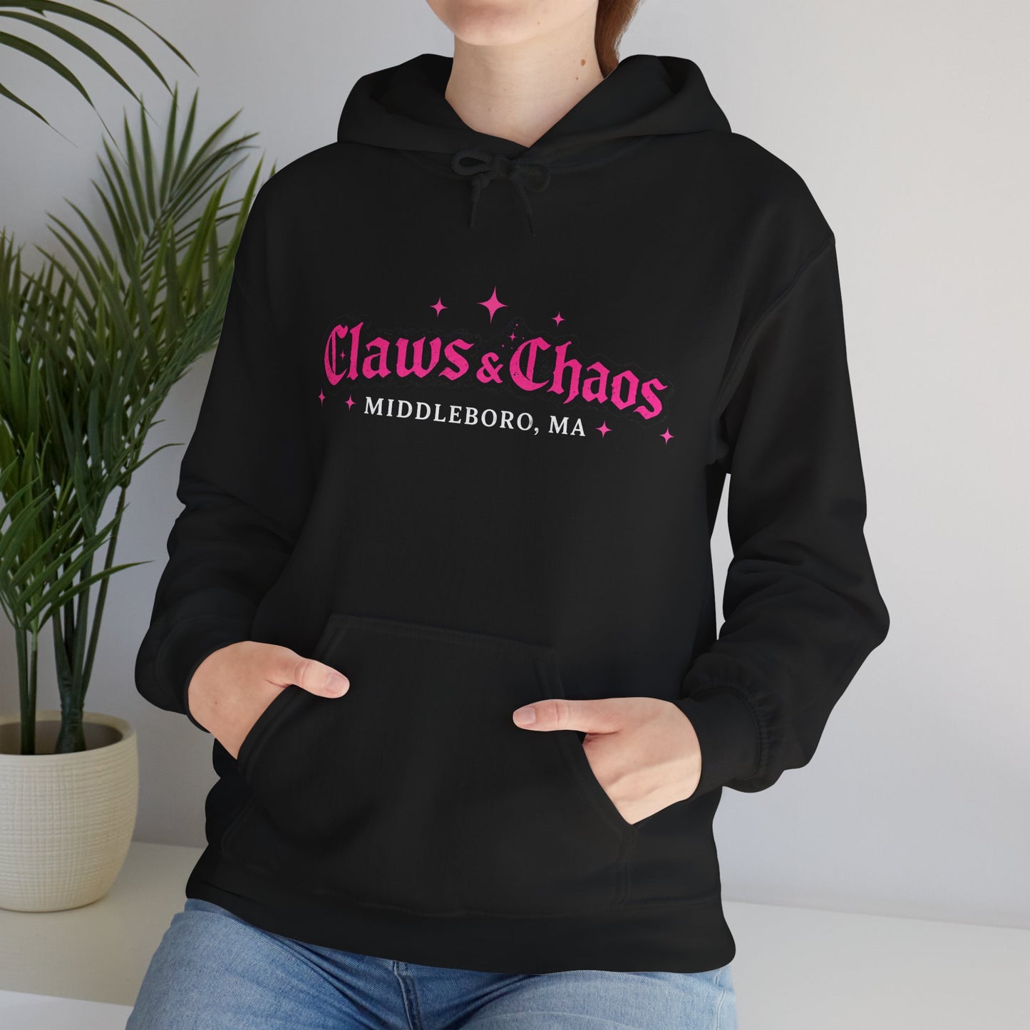 Claws and Chaos Nice Nails Hooded Sweatshirt