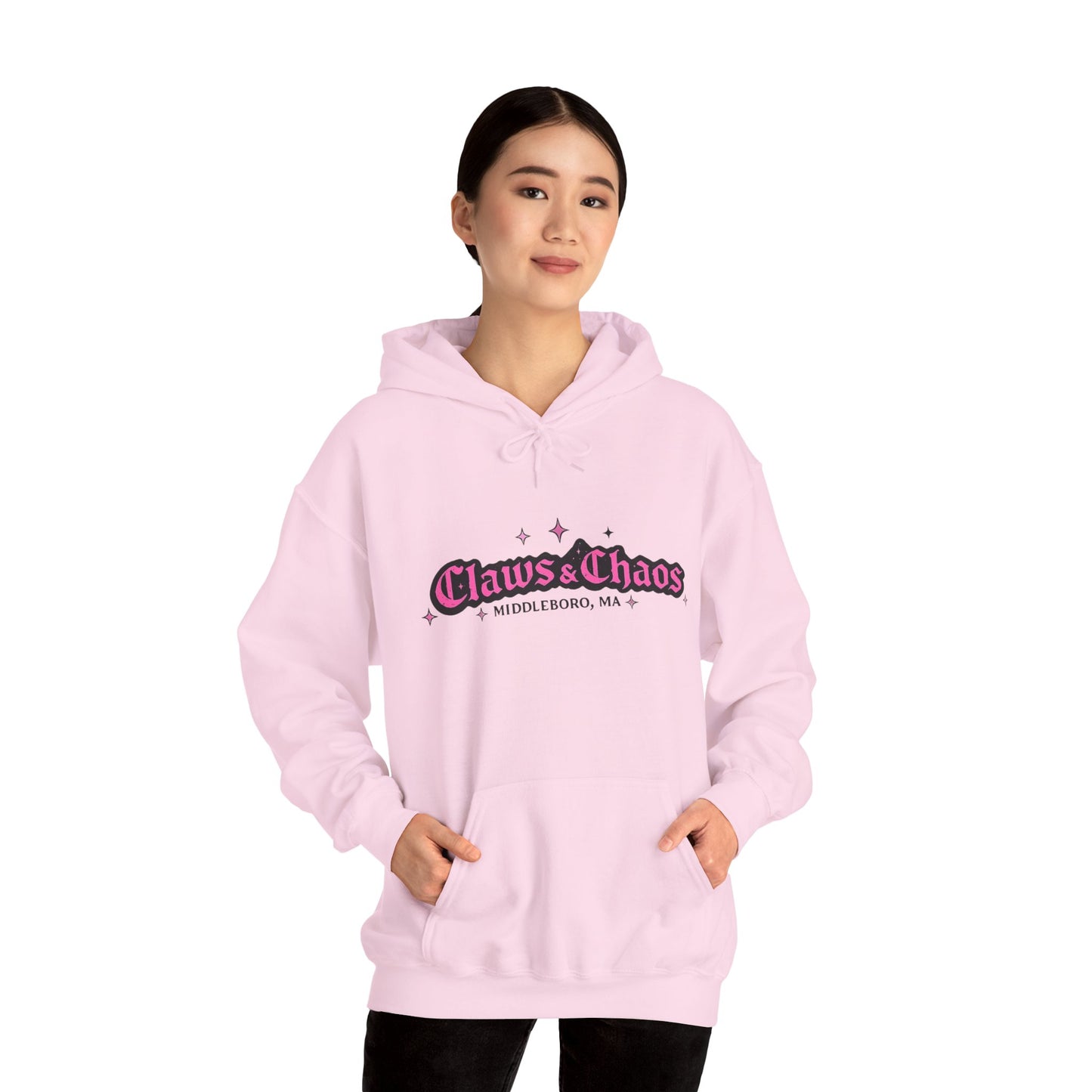 Claws and Chaos Nice Nails Hooded Sweatshirt