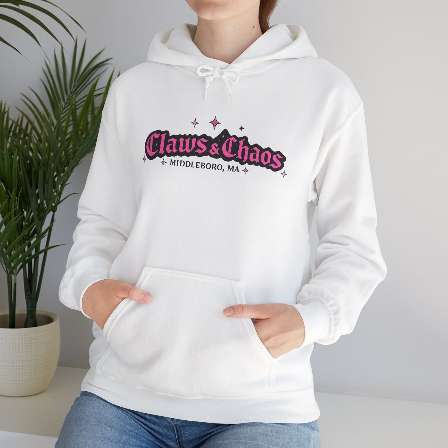 Claws and Chaos Nice Nails Hooded Sweatshirt