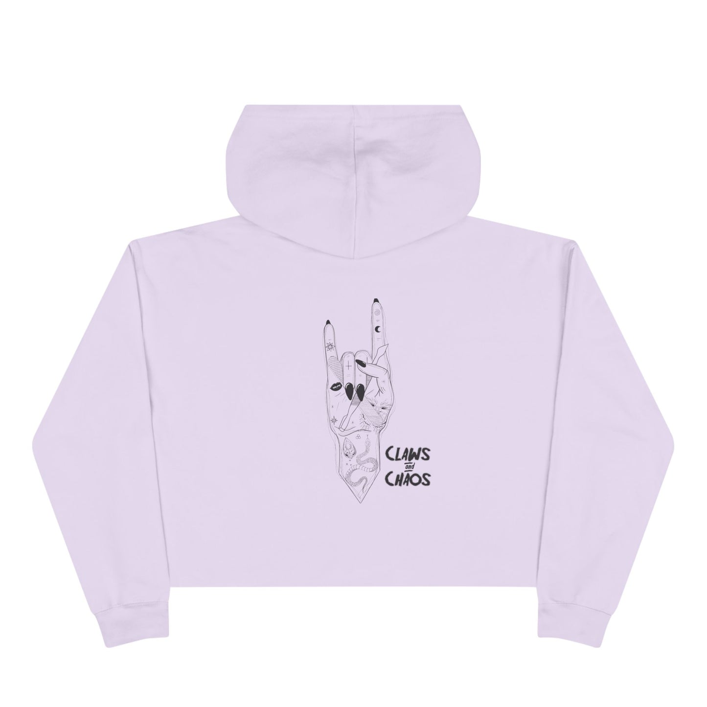 Chaos Claws Crop Hoodie