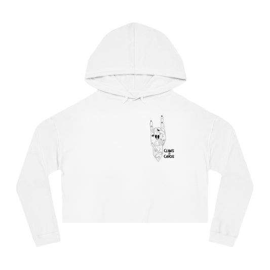 Spooky Vibes Only Cropped Hooded Sweatshirt