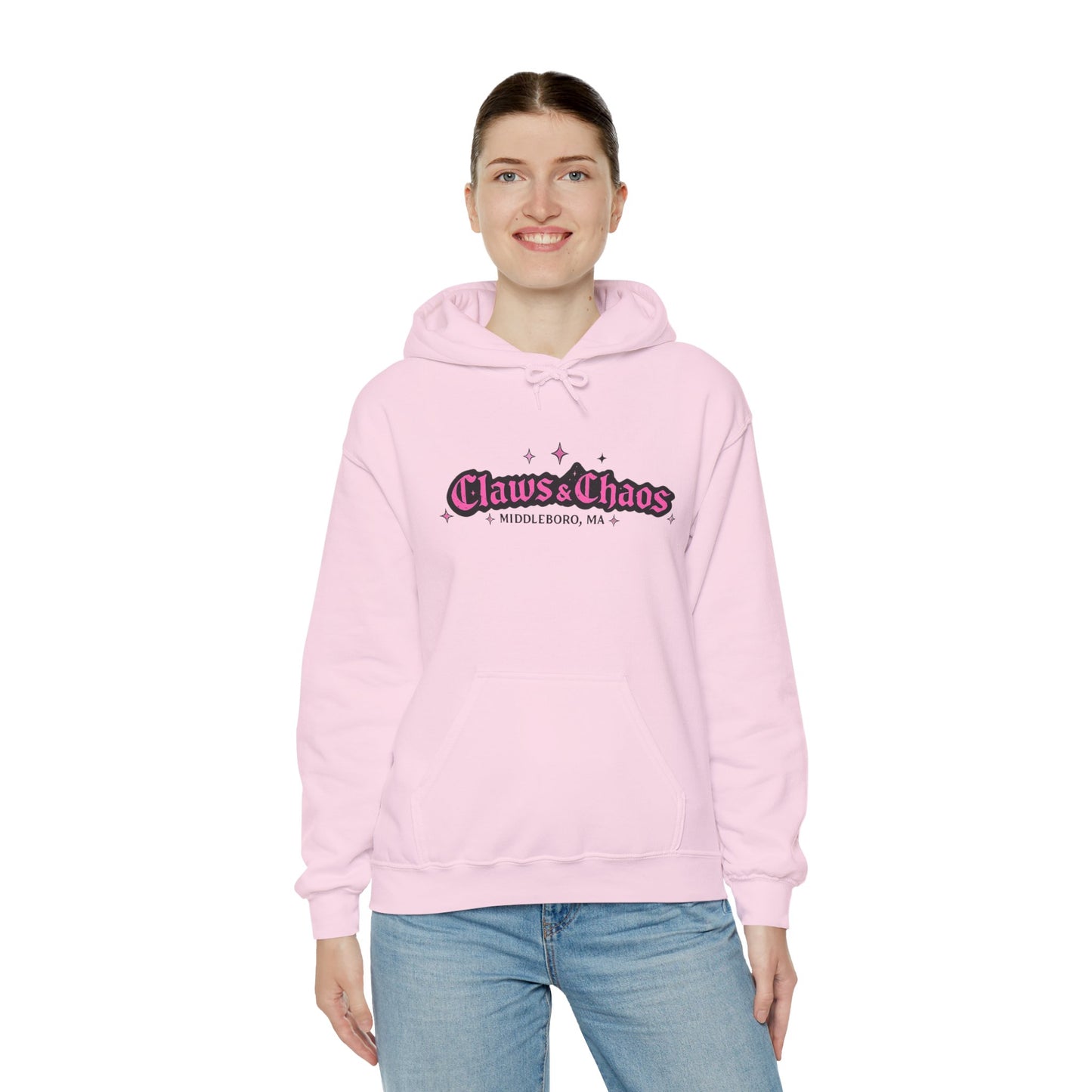 Claws and Chaos Nice Nails Hooded Sweatshirt