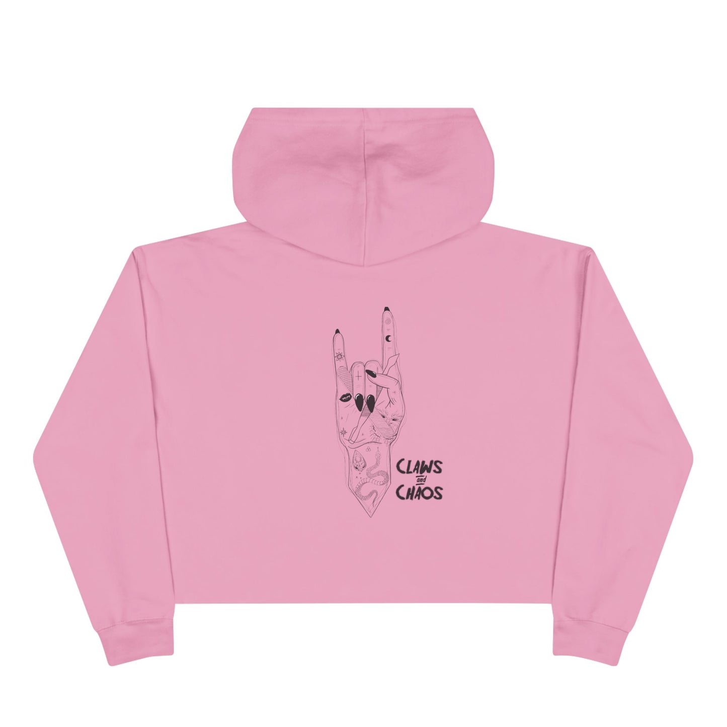Chaos Claws Crop Hoodie