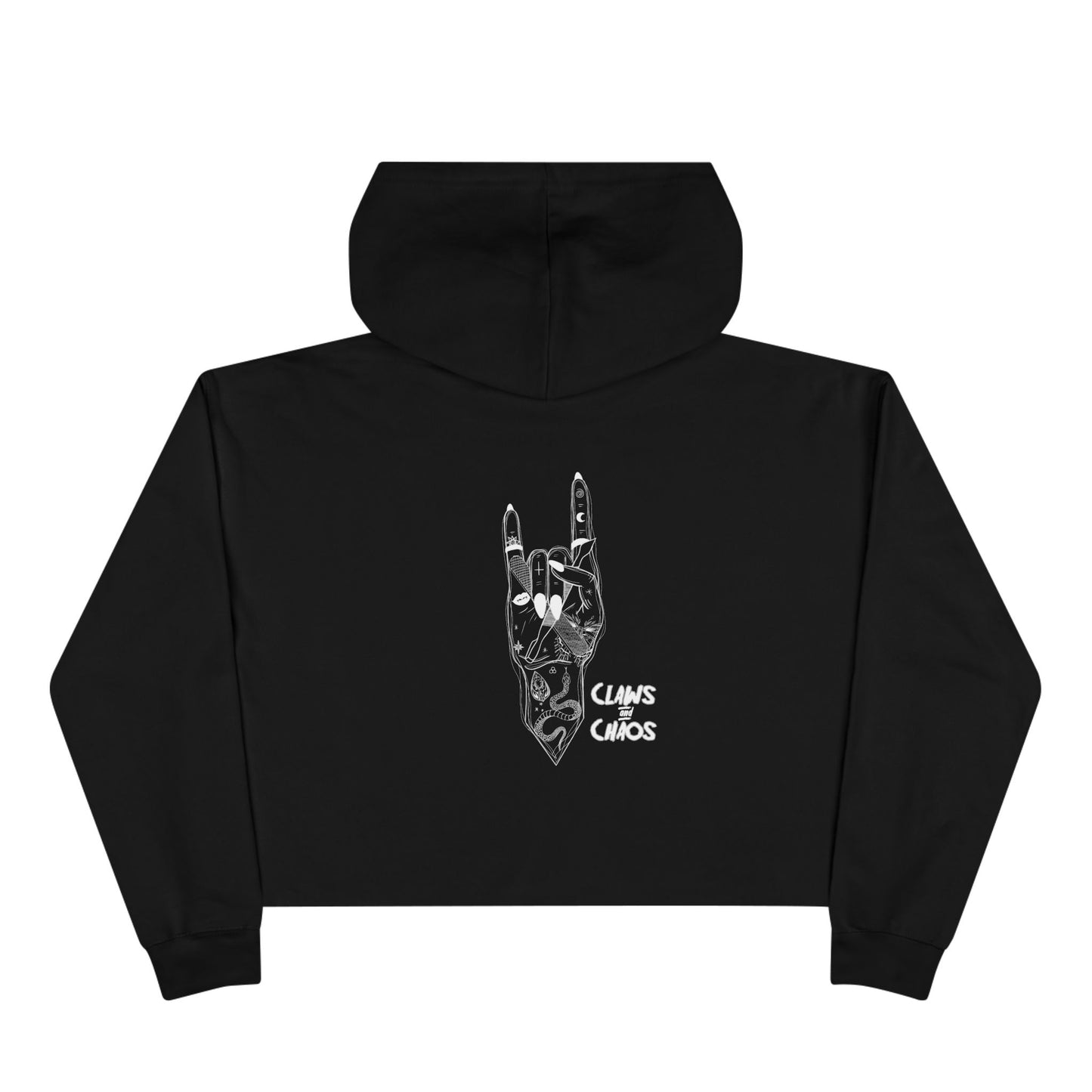 Chaos Claws Crop Hoodie