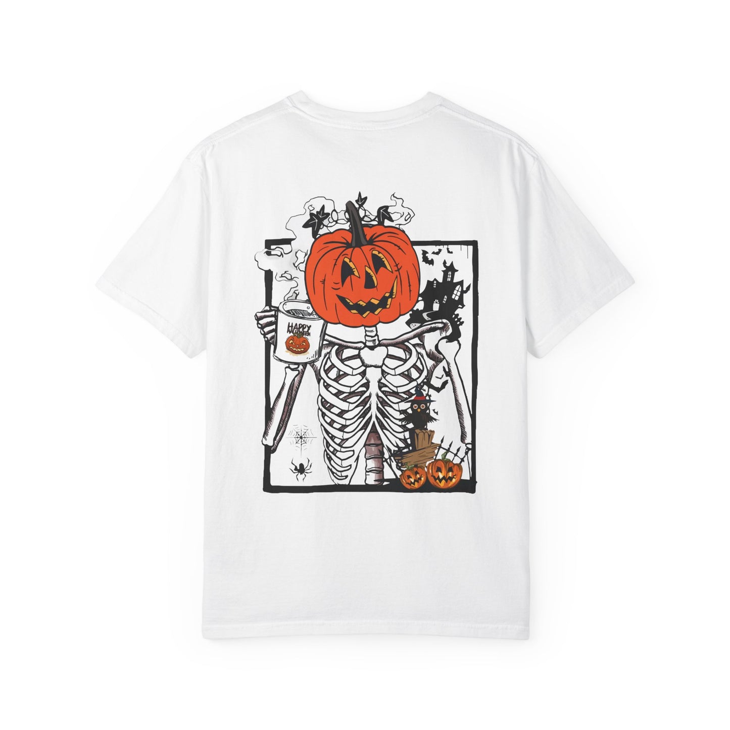 Halloween Pumpkin Head Skeleton