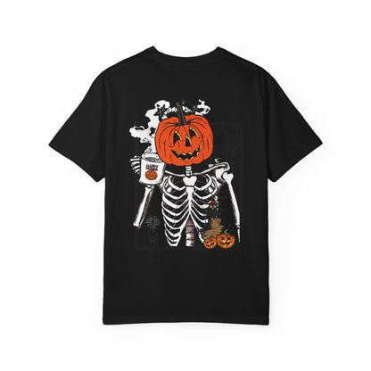 Halloween Pumpkin Head Skeleton