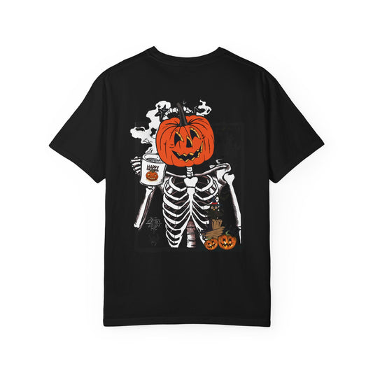 Halloween Pumpkin Head Skeleton