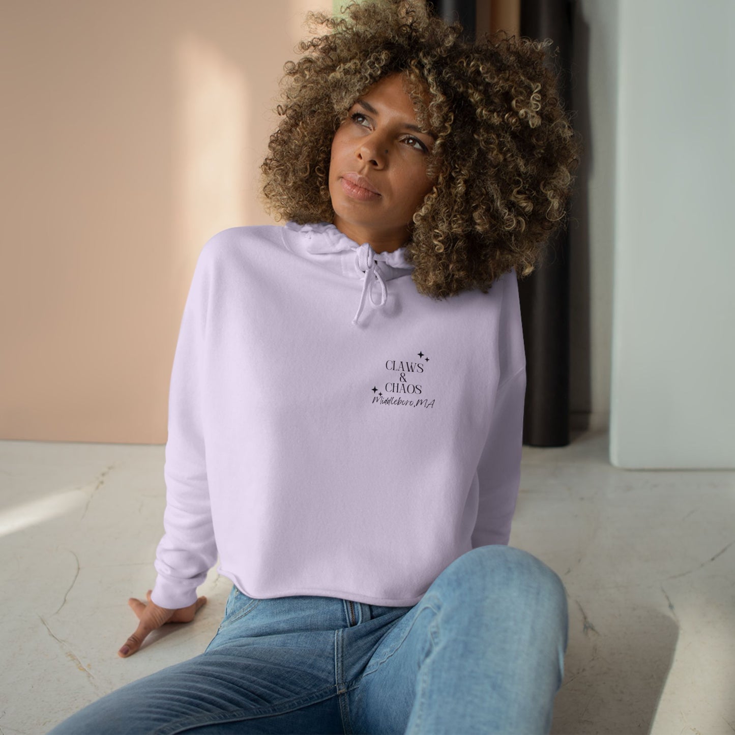 Chaos Claws Crop Hoodie
