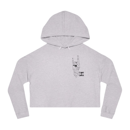 Spooky Vibes Only Cropped Hooded Sweatshirt