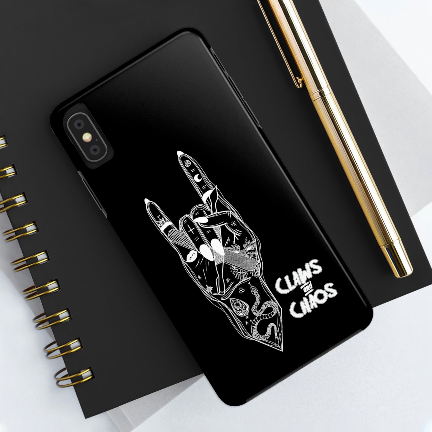 Black Claws and Chaos Phone Case