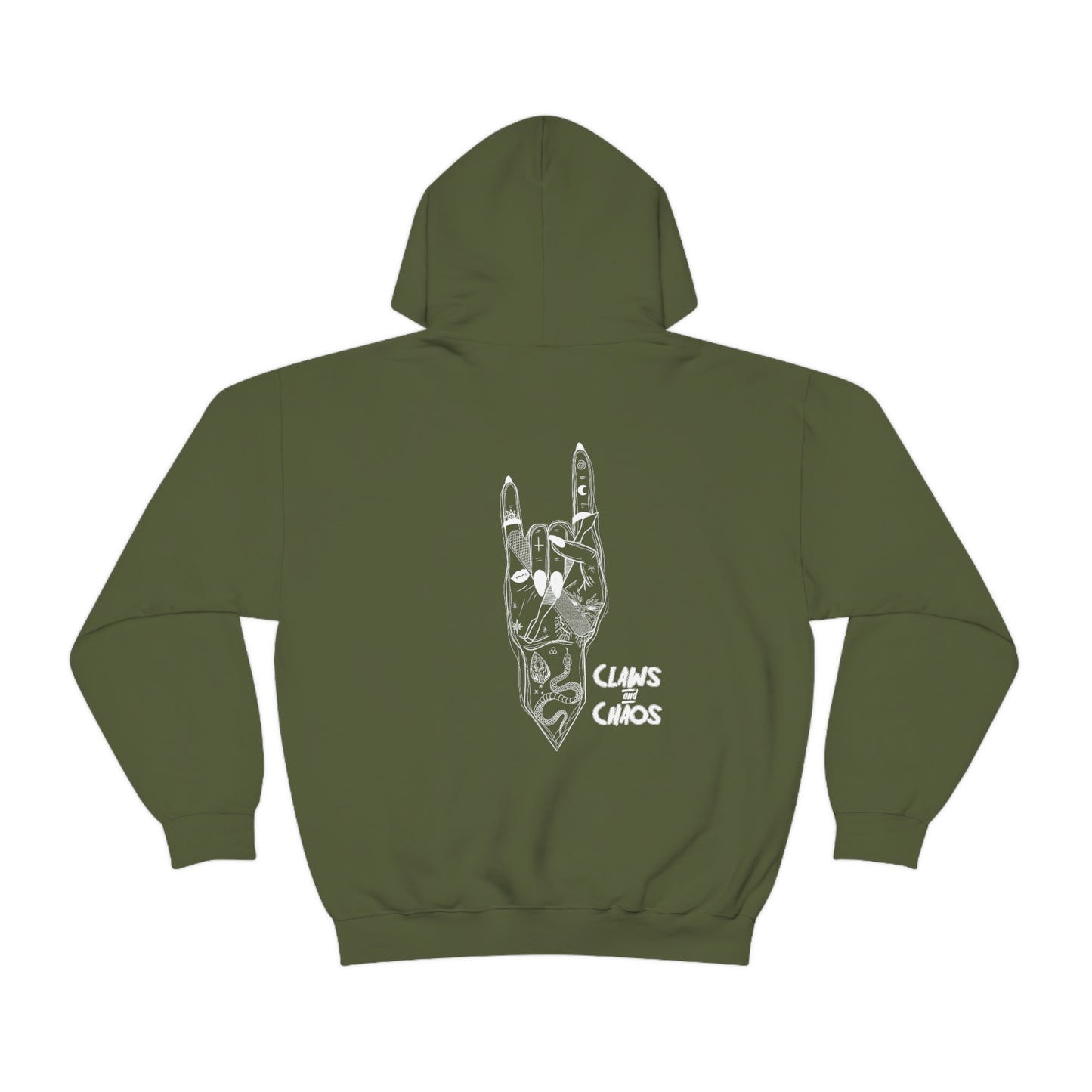 Unisex Heavy Blend™ Claws and Chaos Hooded Sweatshirt