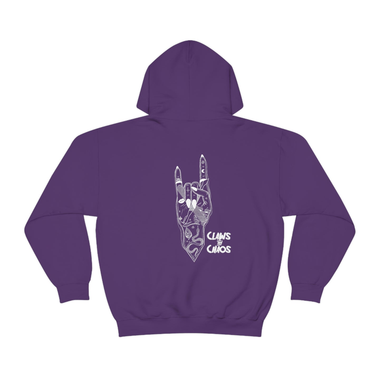 Unisex Heavy Blend™ Claws and Chaos Hooded Sweatshirt