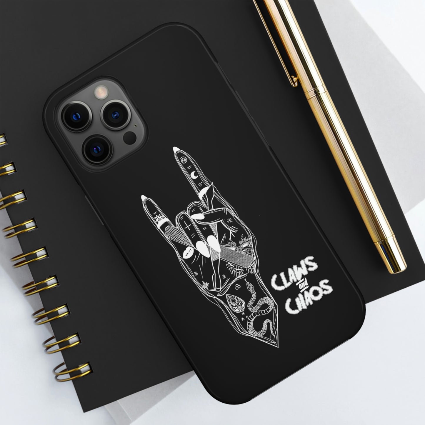 Black Claws and Chaos Phone Case