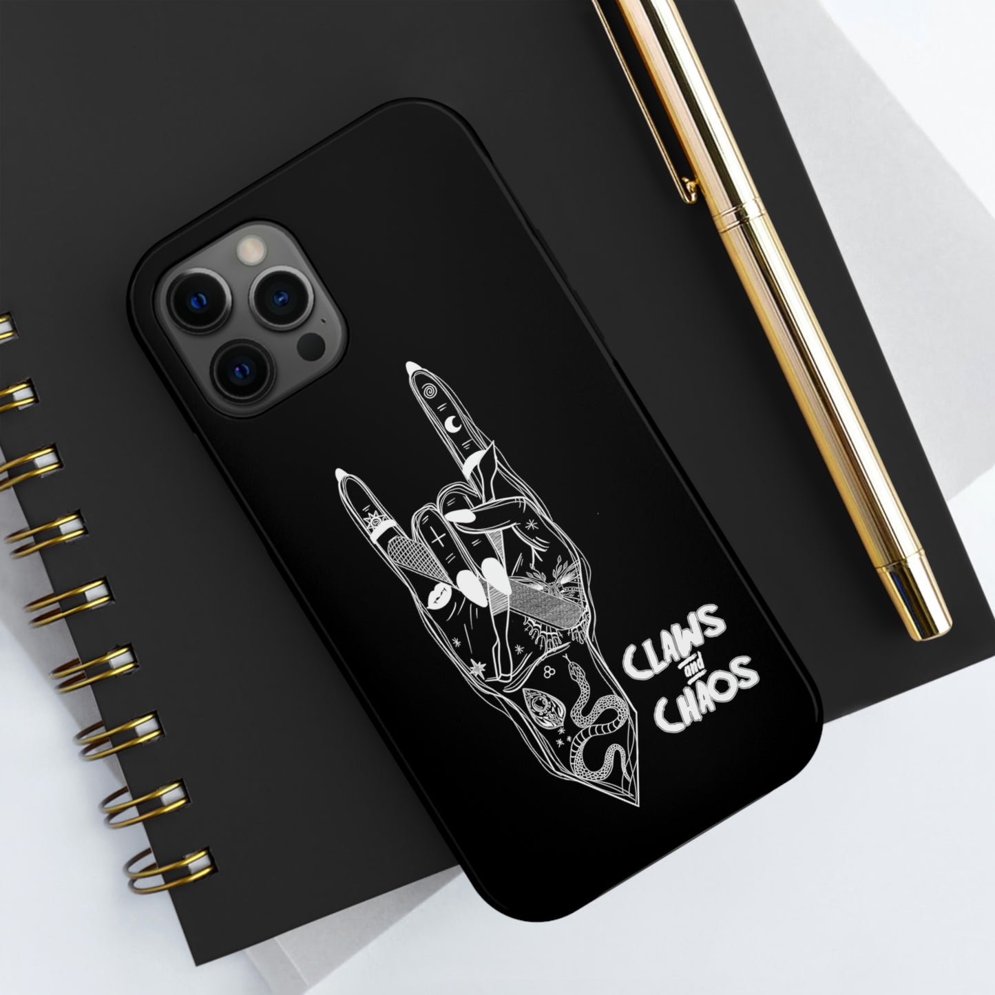 Black Claws and Chaos Phone Case