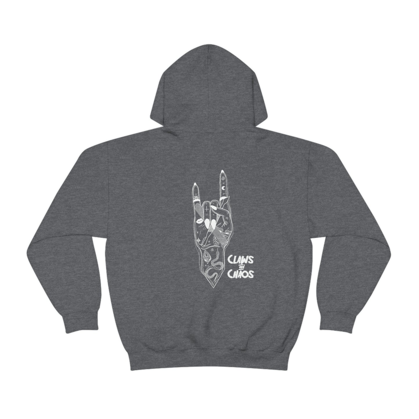 Unisex Heavy Blend™ Claws and Chaos Hooded Sweatshirt