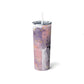 Skinny Steel Tumbler with Straw, 20oz