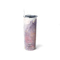 Skinny Steel Tumbler with Straw, 20oz