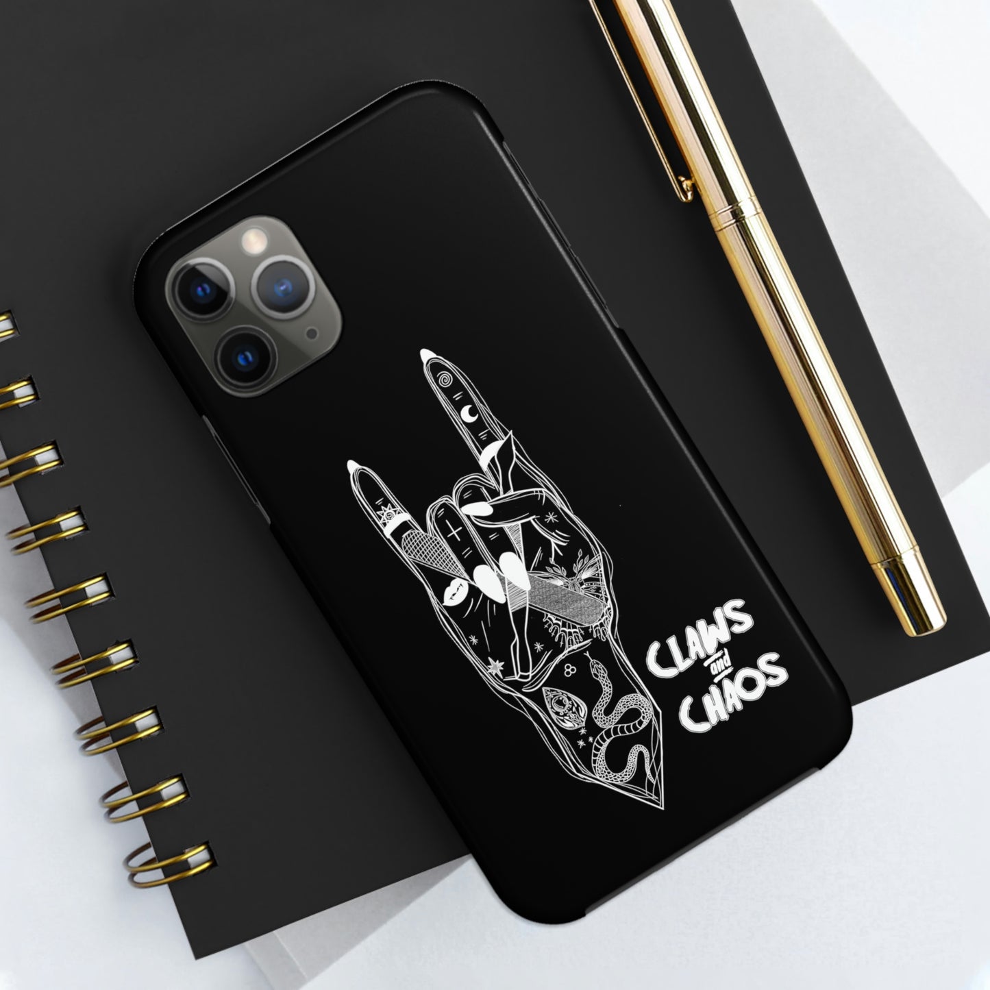 Black Claws and Chaos Phone Case