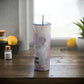 Skinny Steel Tumbler with Straw, 20oz