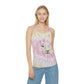 Claws and Chaos Tie Dye Racerback Tank Top