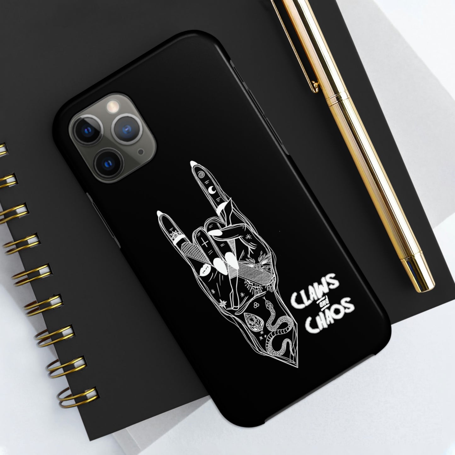 Black Claws and Chaos Phone Case