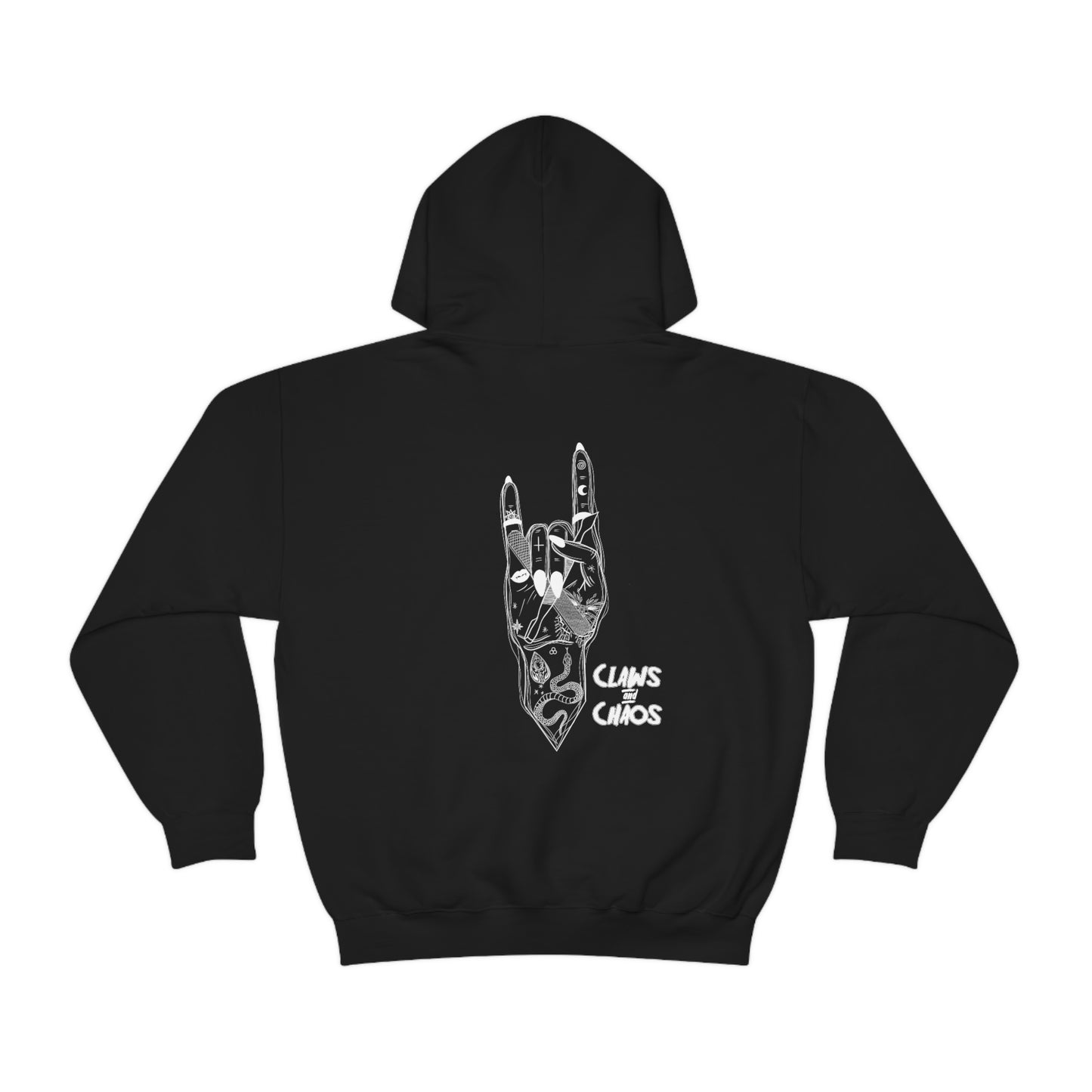 Unisex Heavy Blend™ Claws and Chaos Hooded Sweatshirt