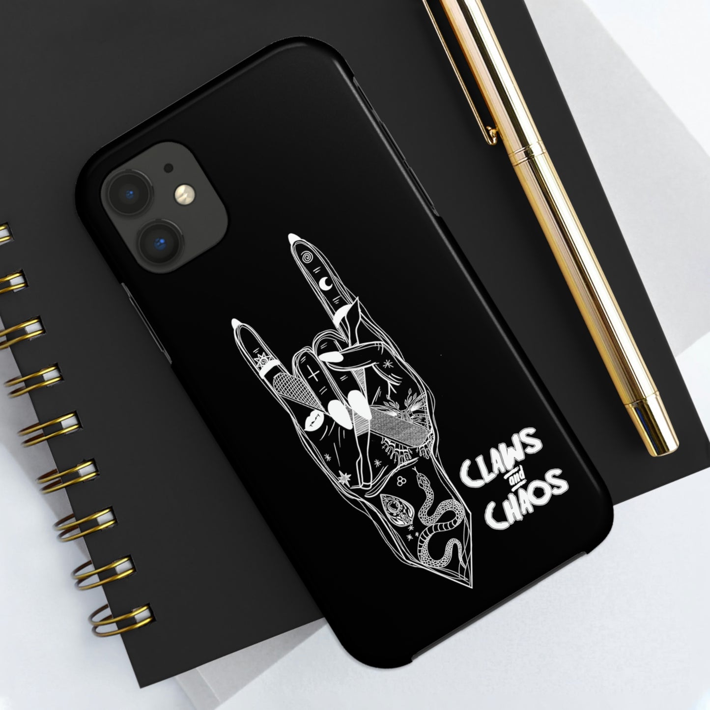 Black Claws and Chaos Phone Case